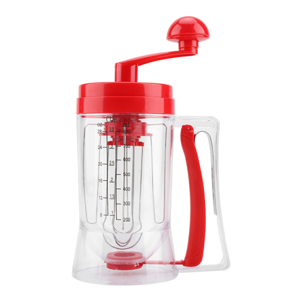 Manuell Pancake- och Cupcake-smetmixer, Dispenser, Blender, Bakatverktyg