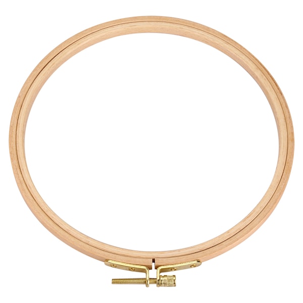 Hand Embroidery Hoop Wooden Circle Frame for Cross Stitch Embroider Needle Arts DIY Tool 18cm