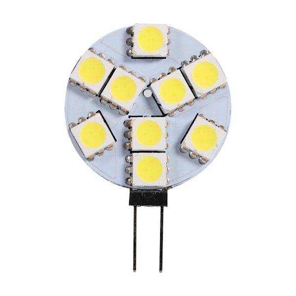 10 st G4 5050 SMD 9 LED DC 12V Spotlight Hemma Skåp Bil Lampa Glödlampa Ren Vit