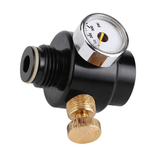 1 stk. Legering Stål Co2 & Komprimeret Luft Regulator Udgangstryk 0-300psi