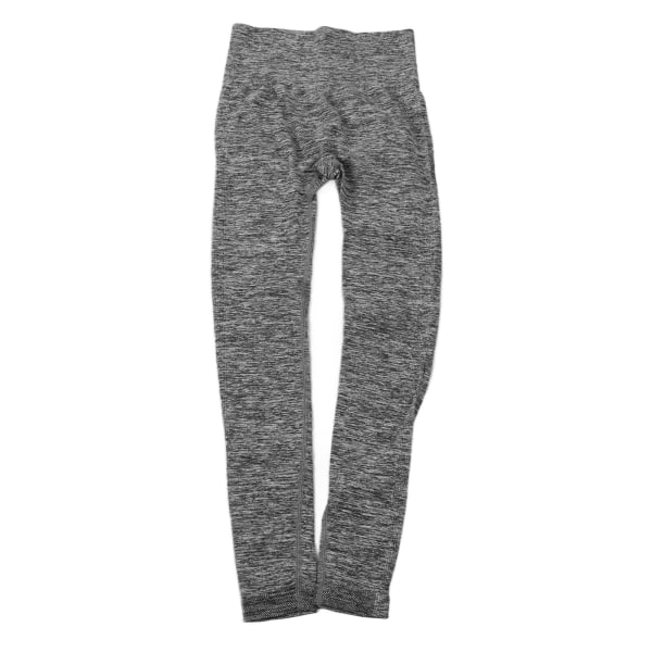 High Waisted Yoga Pants Tummy Control Leggings Soft Stretch Gym Running Pants for Women Grey S