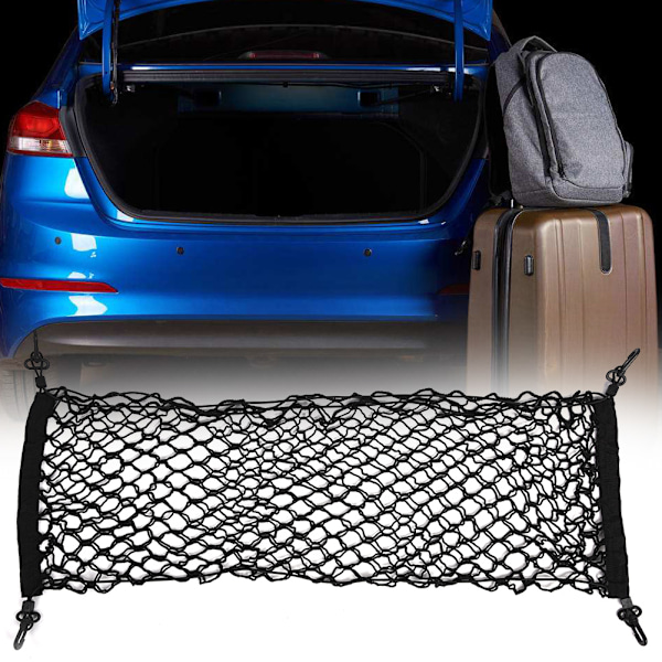 Universal Bil Bagagerum Dobbeltlags Cargo Net Mesh Opbevaringslomme Organizer