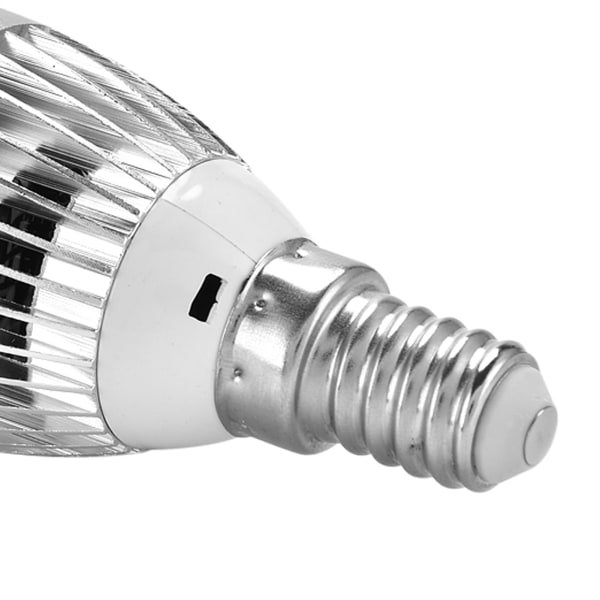 E14/E12 3W RGB LED färgskiftande ljuslampa Lampa Fjärrkontrollsats E14