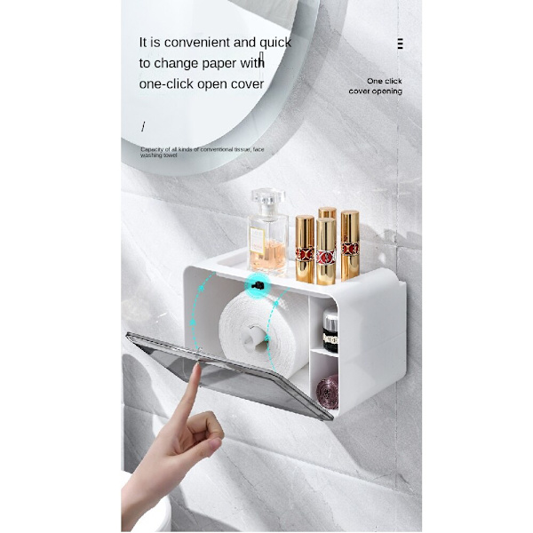 Bensen + PET Tissue Box, Lämplig för toalettfri stansning