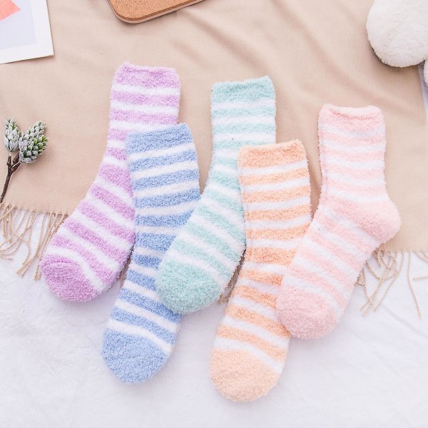 Fuzzy Socks For Women Varma Mysiga Slipper Socks Fluffiga strumpor