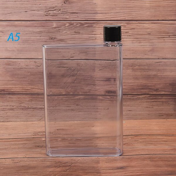 A5 Papperskopp Botlte Portable Paper Pad Vattenflaska Bpa