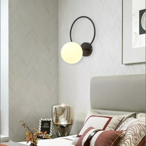 Vägglampa inomhus, kreativ modern minimalistisk stil, 6115 Black