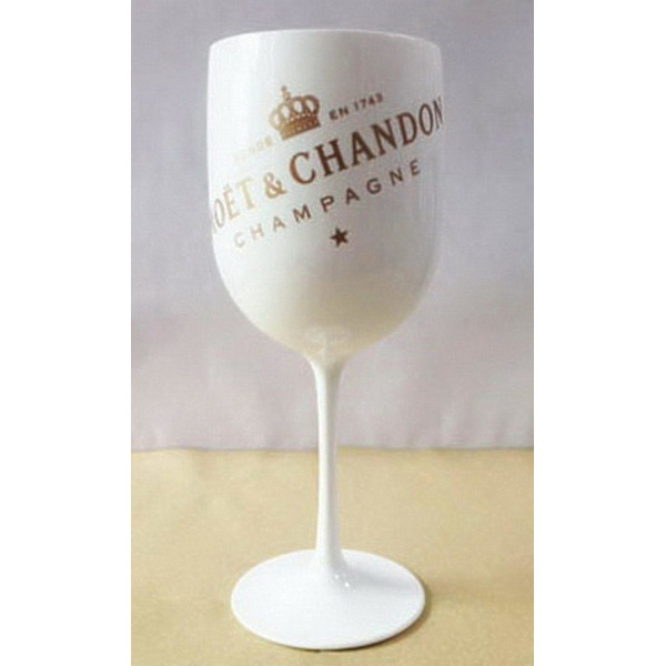 1 st Plast Vin Party Vit Champagne Moet Glas