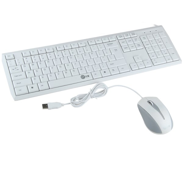 Tangentbord och mus Combo Super Slim Wired Multimedia QWERTY