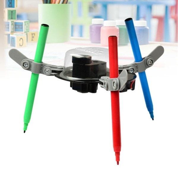 1 st Doodling Robot Kit Kreativ Graffiti Ritning DIY Auto
