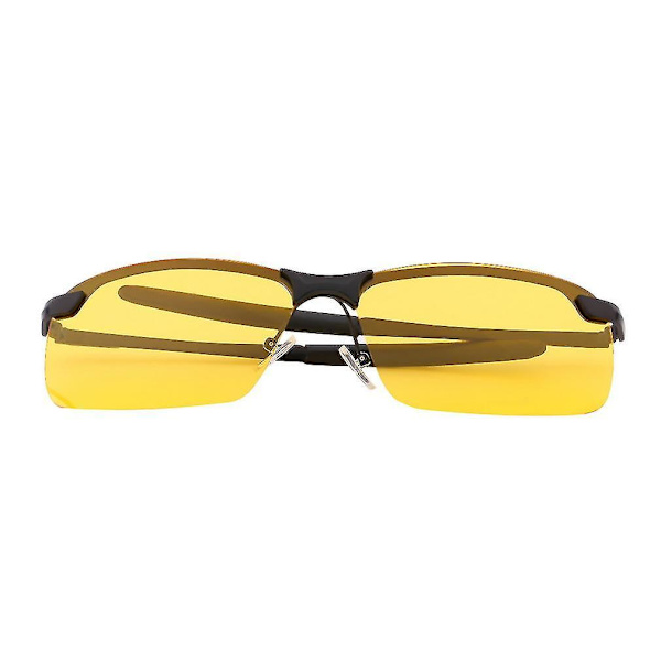 Gula Hd Night Vision Polarized Glasögon Uv400 Körning
