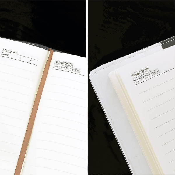 A5 vintage låsbar journal med roderdesign, 120 ark