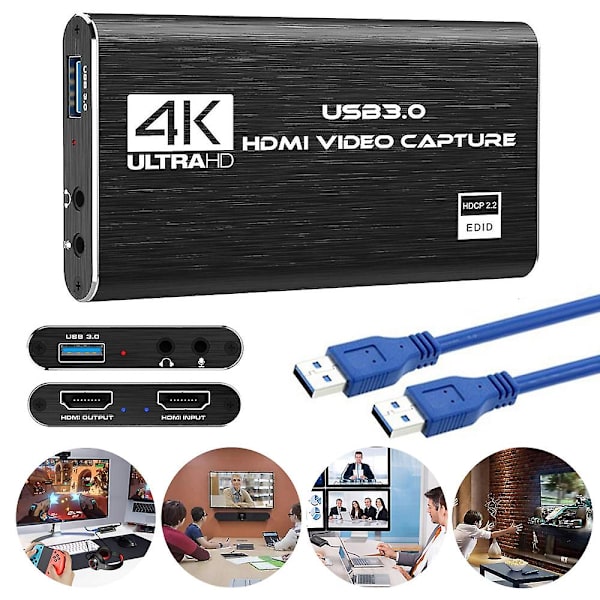 Game Capture Card USB 3.0 Video Capture Card 1080P HDMI HD