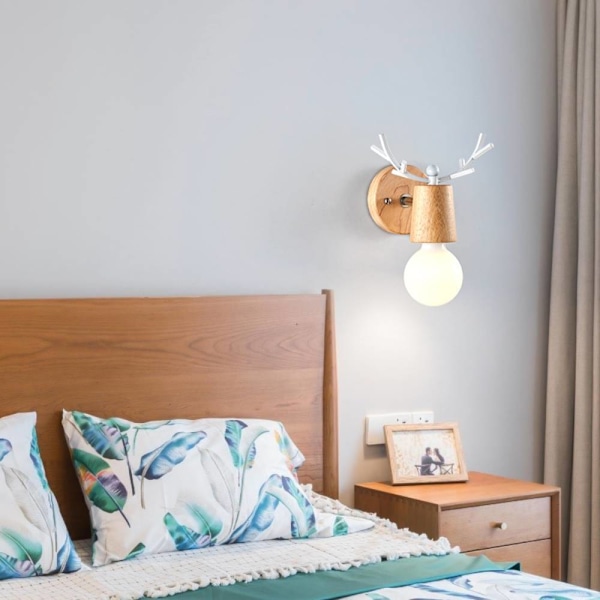 Vägglampor inomhus, kreativ postmodern stil, 3016-1A White