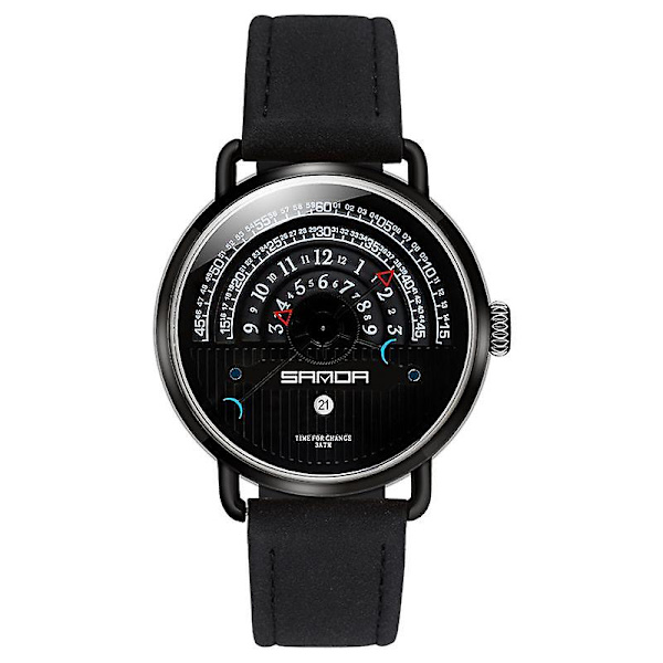 SANDA P1030 Fashion Date Display Creative Dial Mode Män