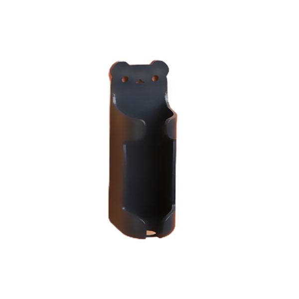 ABS Elektrisk tandborsthållare, Auto Scaling Wall Mount Free Black