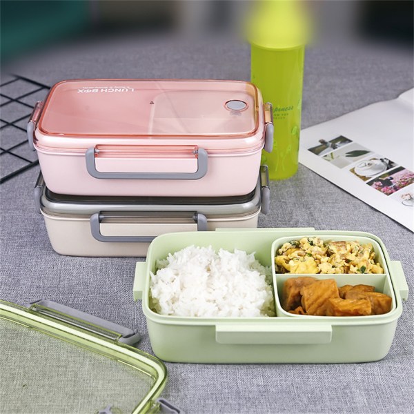 Lunchlåda av thermal , värmeisolerande fyrsidigt spänne Pink