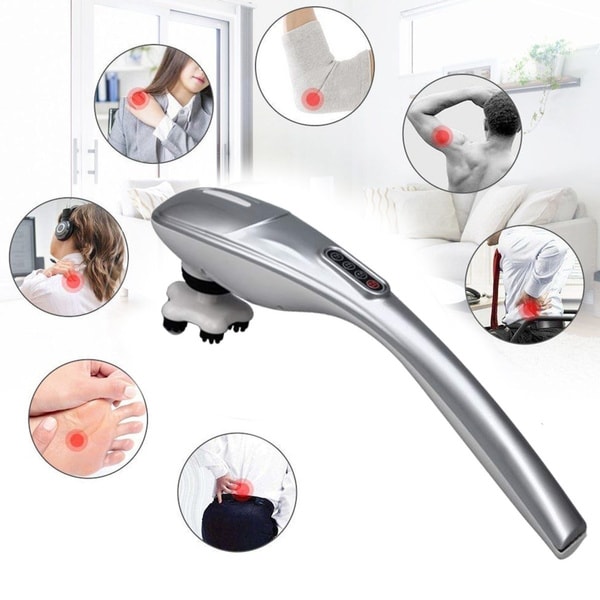 220V Auto Elektrisk Massager Handhållen Nacke Fot Axelback