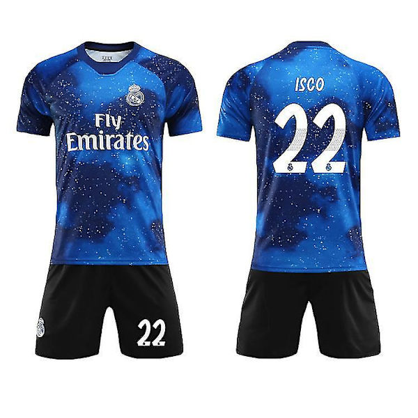 Real Madrid 2021-2022 Jubileumsskjorta Isco 22 26(145-155cm)
