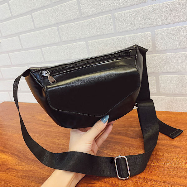 Casual Chest Pack Kvinnor PU Axel Midja Bum Bälte Väskor