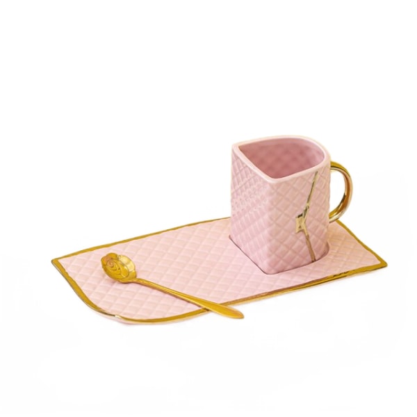 Kreativa set Keramisk kopp och fat High End