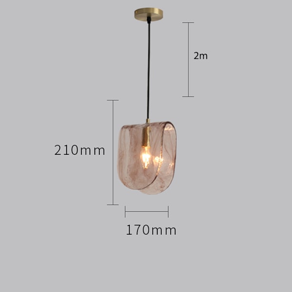 Enkel Lätt Lyxig Bedside Sovrum Matsal Full Koppar