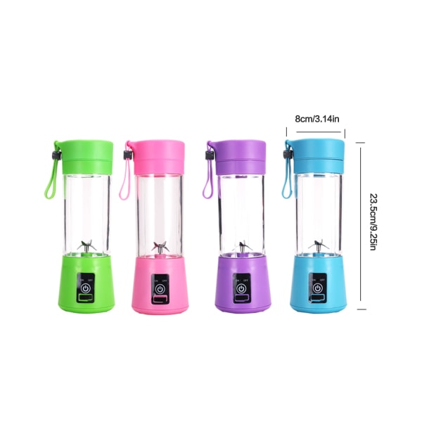 Bärbar elektrisk juicepress Uppladdningsbar Smoothie Blender USB