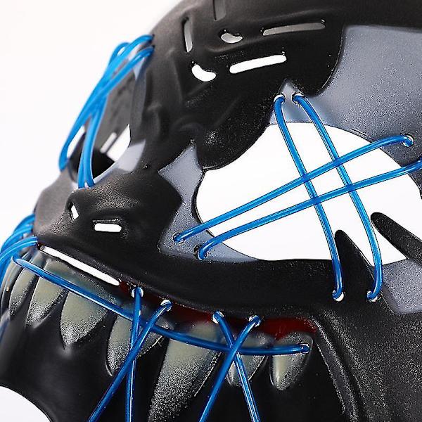 Venom Mask Skräck Kallt Ljus Halloween Mask Led Vuxen