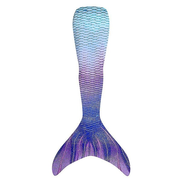 Barn slitstark sjöjungfrusvans för simning, Monofin Purple Xl