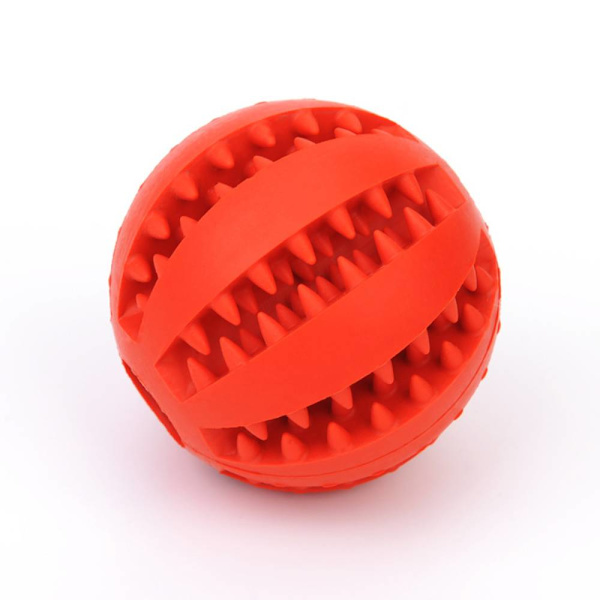 Pet Bite Resistant Watermelon Ball, gummi elastisk boll Red
