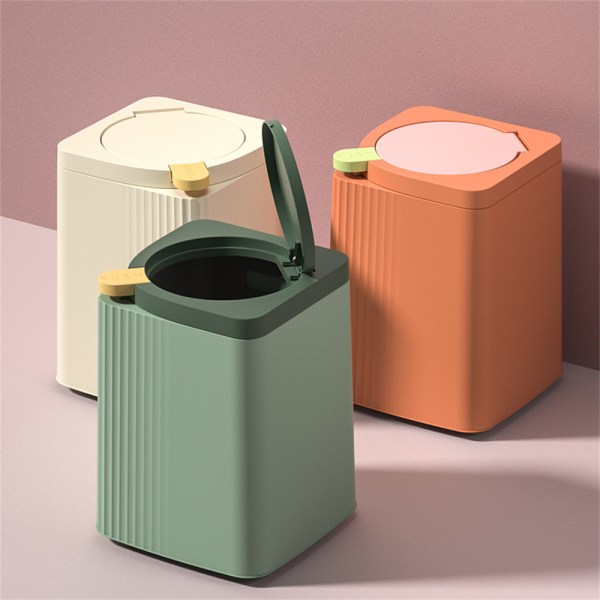 PP papperskorg, presstyp Stor kapacitet fyrkantig för toalett Orange eca9 |  Orange | Fyndiq