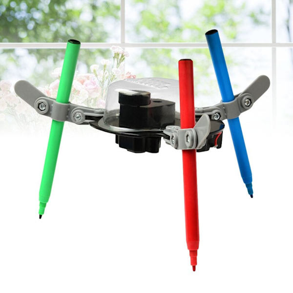 1 st Doodling Robot Kit Kreativ Graffiti Ritning DIY Auto
