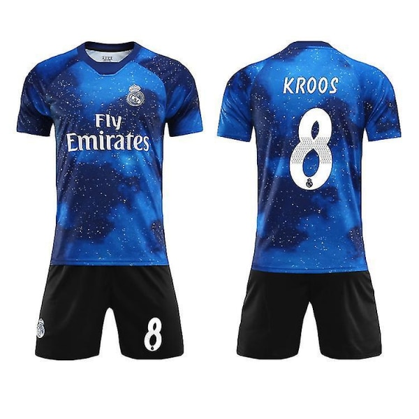 Real Madrid 2021-2022 Jubileumsskjorta Kroos 8 22(125-135cm)