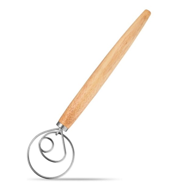 Rostfritt stål Coil Äggvisp DIY Bröd Deg Verktyg Bakning