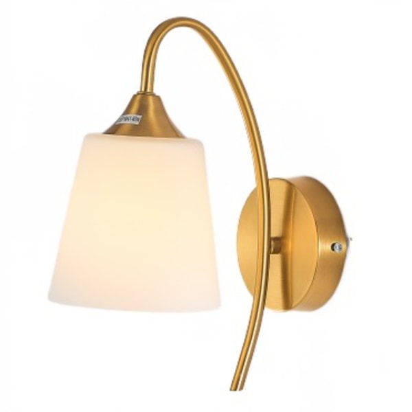 Vägglampa inomhus, modern minimalistisk ljus lyxstil, guld