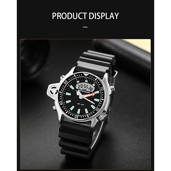 Nya lyxiga män Analog Digital Military Armys Sport LED