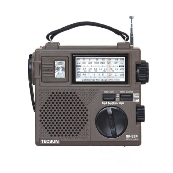GR-88P Uppladdningsbara fullbandsradio, handvevsnödsituation