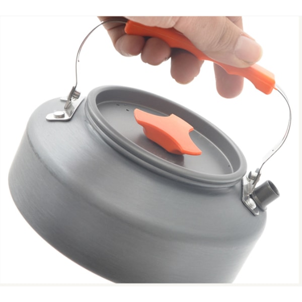 1,1L utomhusvattenkokare i aluminiumlegering Bärbar gryta Resepanna