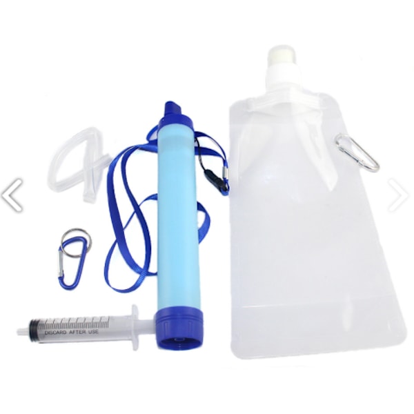 Utomhus Picnic Emergency Survival dricksvattenfilter