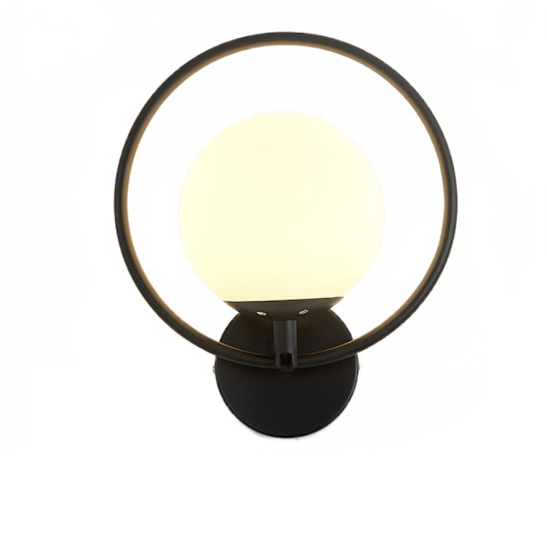Vägglampa inomhus, kreativ modern minimalistisk stil, 6115 Black