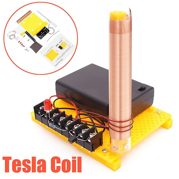 Mini Bobina Tesla Tubo DIY Kit Scientifico Fisico