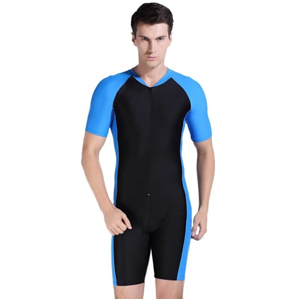 Våtdräkt i ett stycke Solskydd, sommarsurfdräkt Blue XL