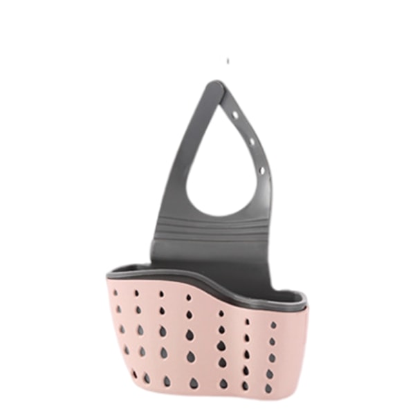 Avloppsstativ i plast, förtjockad sadeltyp med dubbla ändamål med Pink