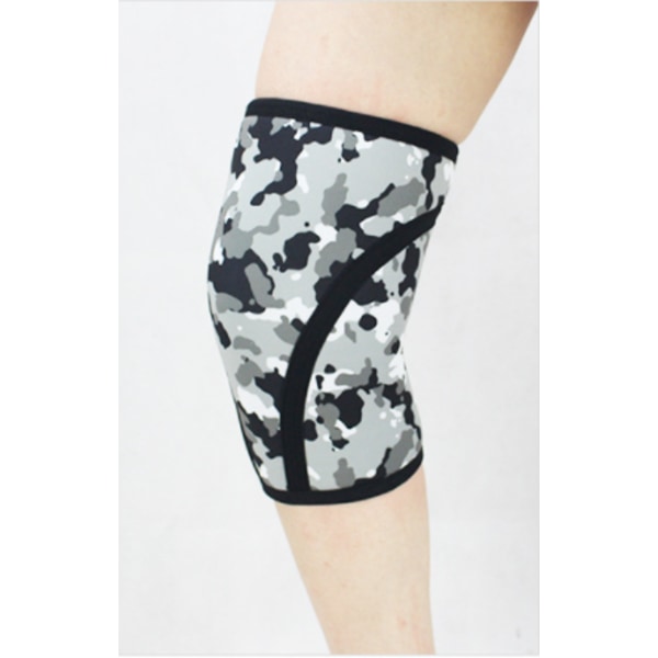 Tjock Camouflage Neopren Sport Knäskydd Fitness Squat