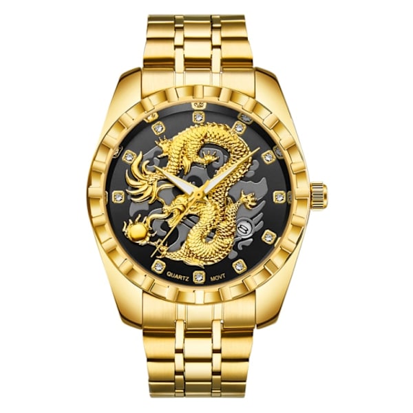 Herr Quartz Armbandsur Man Watch Luminous Date Window