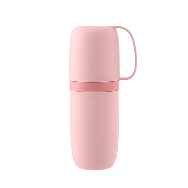 PP munvattenkopp för resor Bärbar Dammtät munvattenkopp Pink