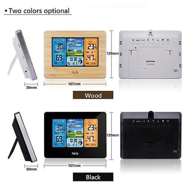 FanJu FJ3373 Multifunktion digital väderstation LCD-larm