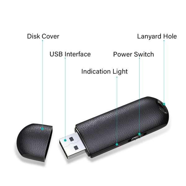 USB inspelare Liten röstaktiverad inspelare Mini
