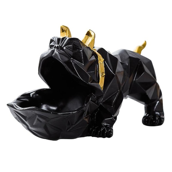 Bull Dog Geometrisk nyckelskål 30*15cm Animal Resin Snacks