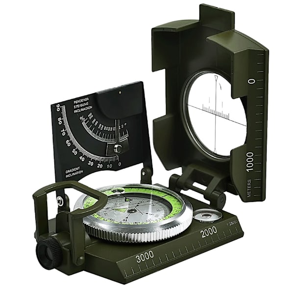 Multifunktionell Outdoor Survival Military Compass Camping